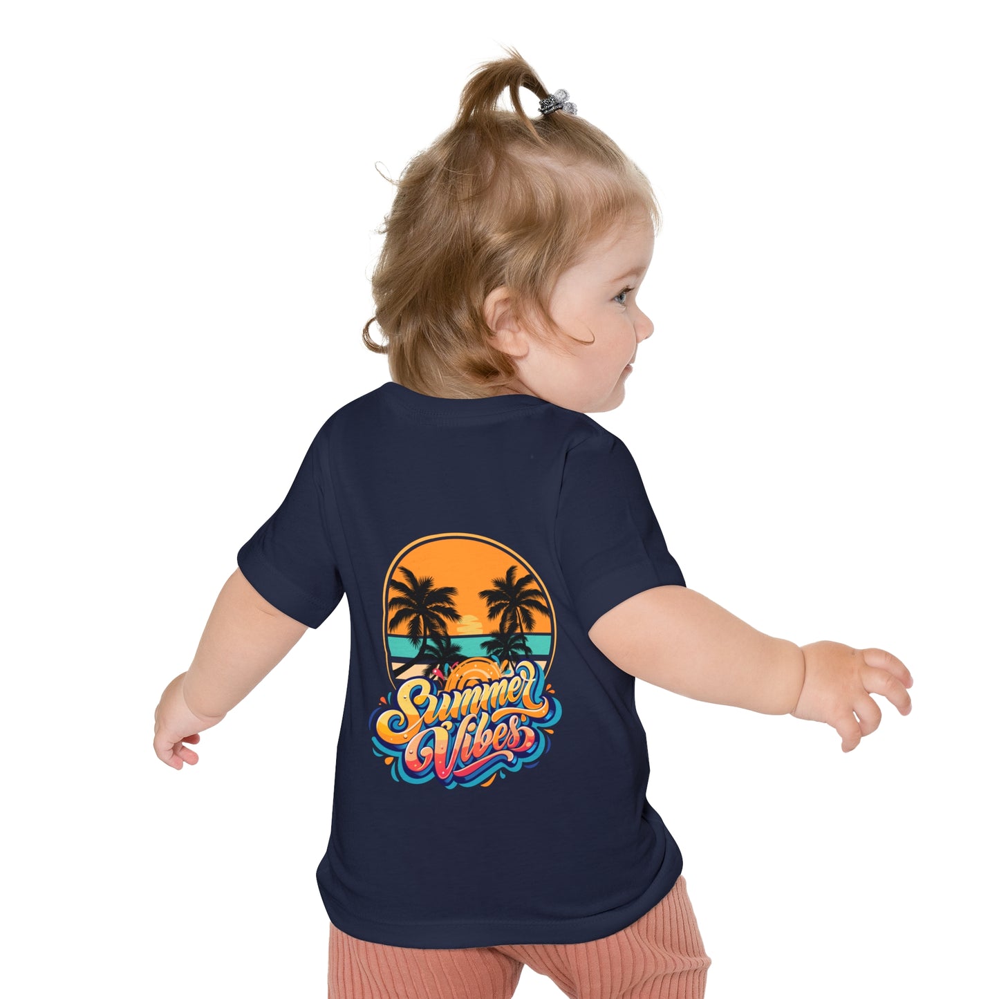 Baby T-Shirt — 'Summer Vibes' Palm Beach Graphic