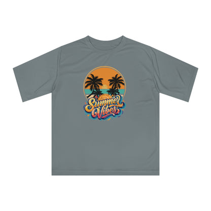 Summer Vibes Performance T-Shirt — Tropical Palm Beach Graphic
