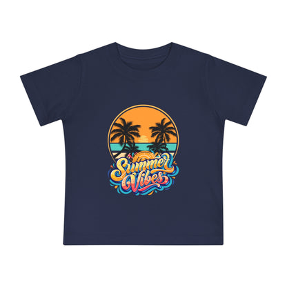 Baby T-Shirt — 'Summer Vibes' Palm Beach Graphic