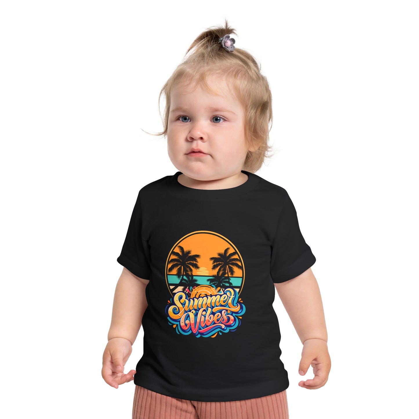 Baby T-Shirt — 'Summer Vibes' Palm Beach Graphic