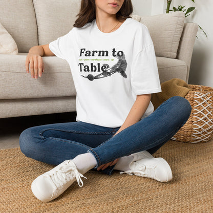 Farm to Table... ish T-Shirt — Cheeky Graphic Tee