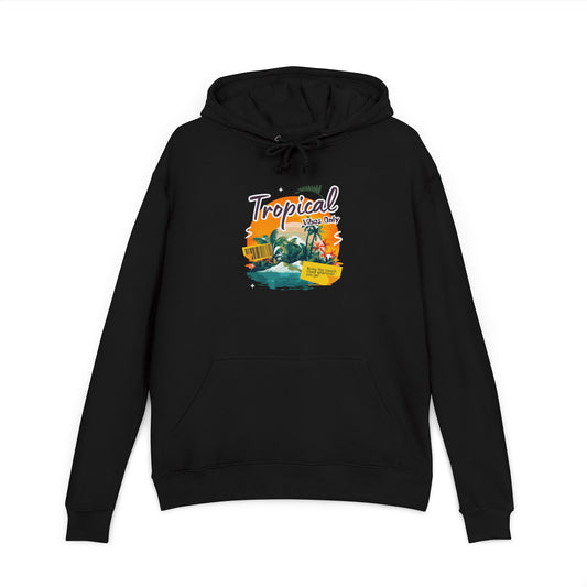 Tropical Island Hoodie — "Tropical Vibes" Graphic Pullover