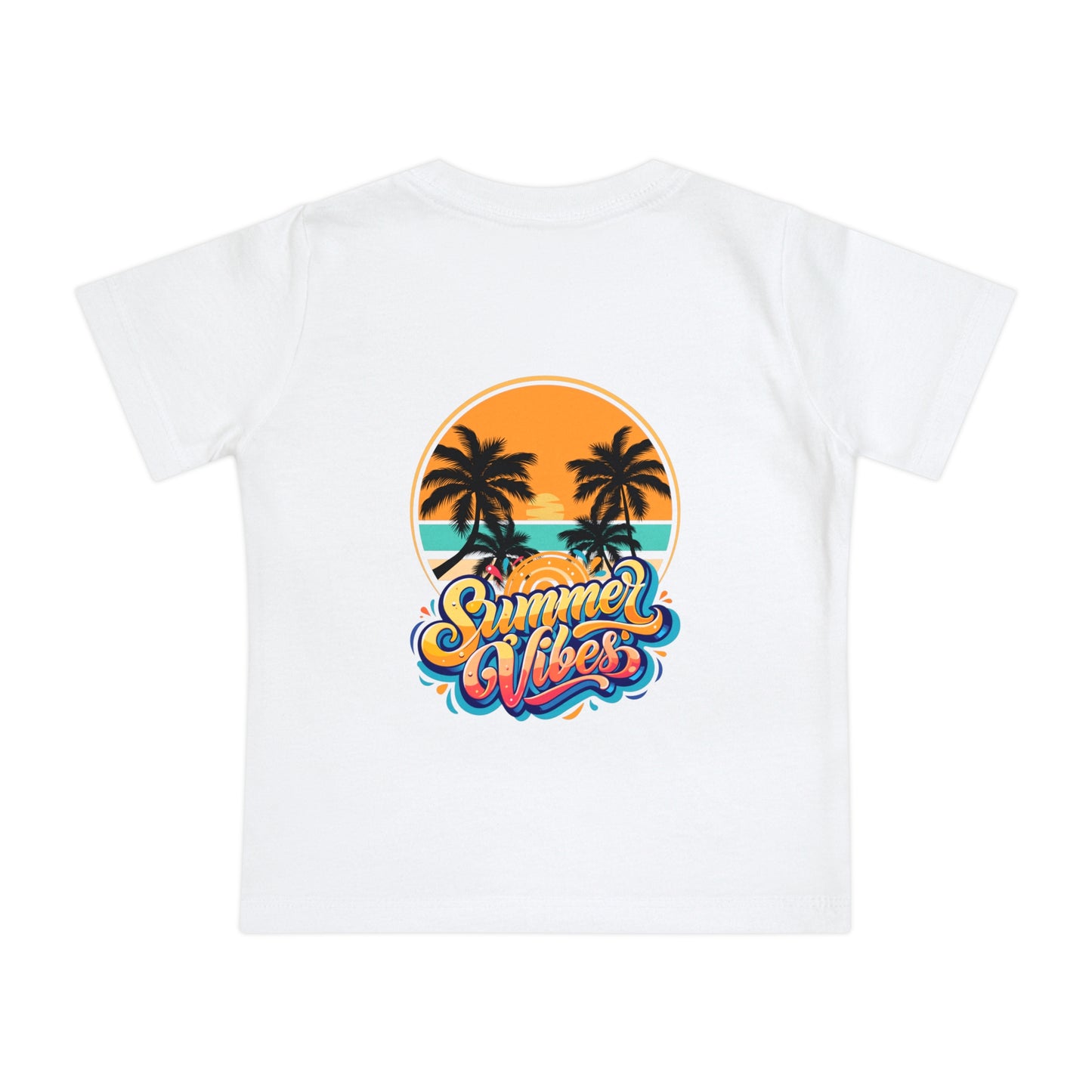 Baby T-Shirt — 'Summer Vibes' Palm Beach Graphic