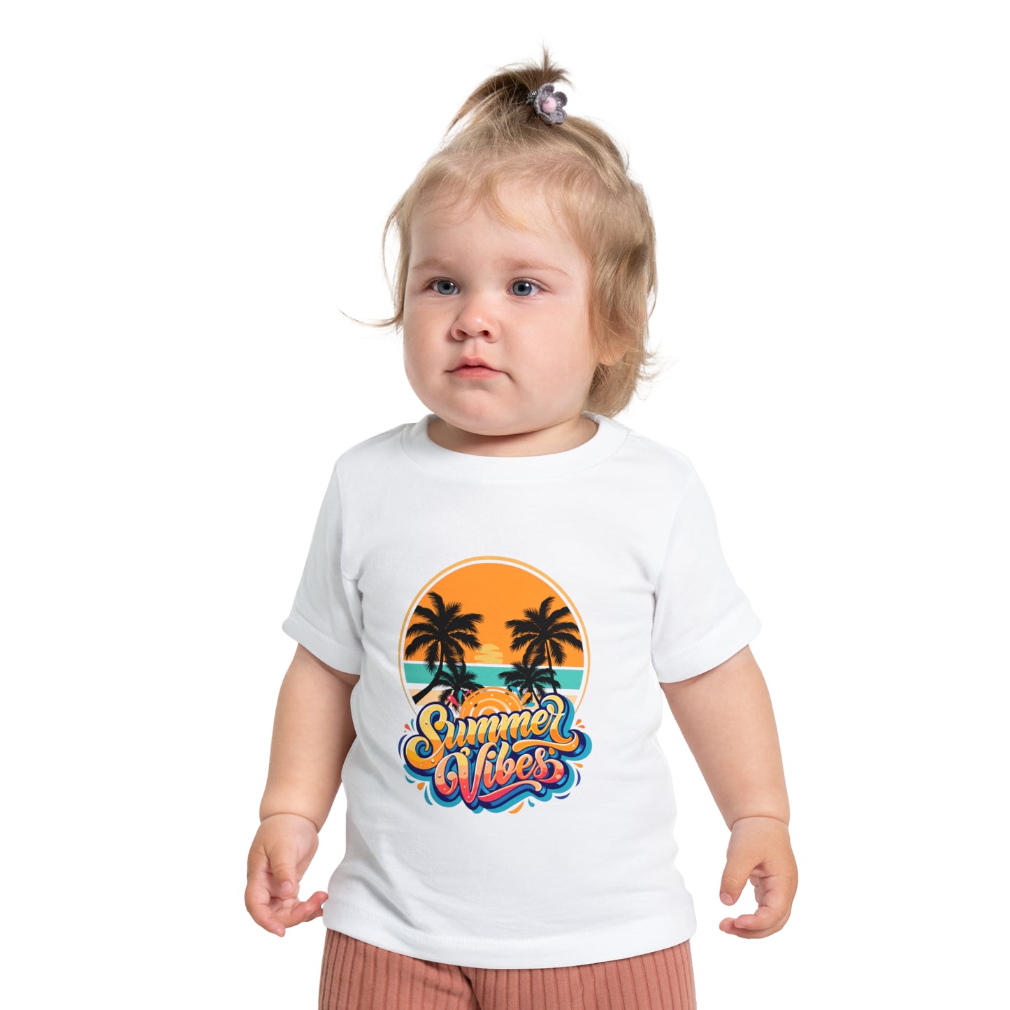 Baby T-Shirt — 'Summer Vibes' Palm Beach Graphic