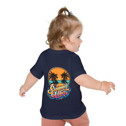 Baby T-Shirt — 'Summer Vibes' Palm Beach Graphic