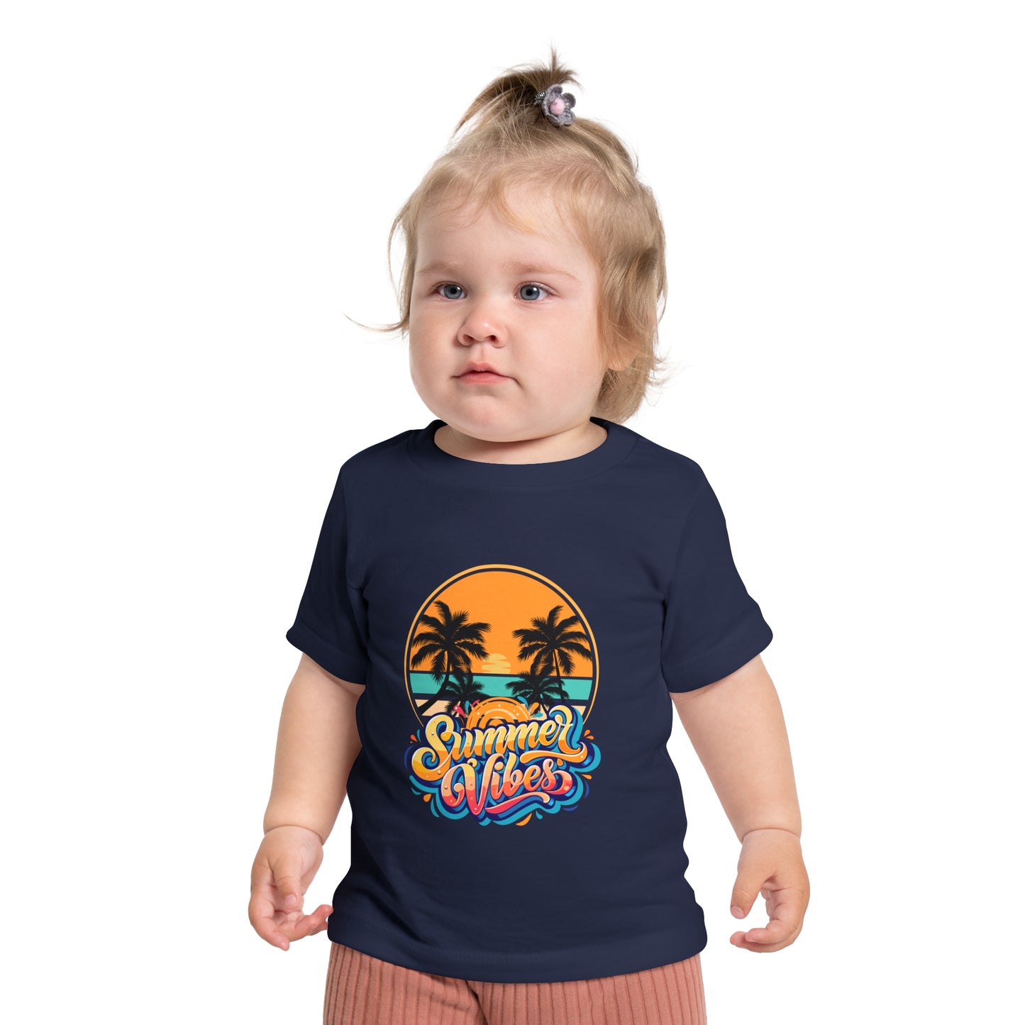 Baby T-Shirt — 'Summer Vibes' Palm Beach Graphic
