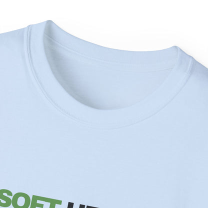 Soft Heart Sharp Tongue Tee — Graphic Cotton T‑Shirt