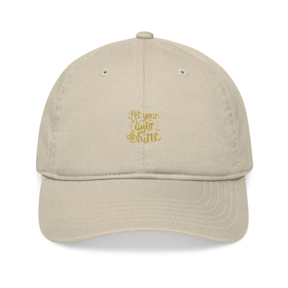 Embroidered 'Be Kind' Organic Baseball Cap — Natural Cotton Dad Hat