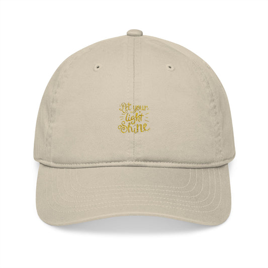 Embroidered 'Be Kind' Organic Baseball Cap — Natural Cotton Dad Hat