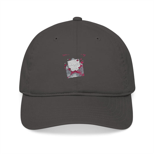 Embroidered Floral Square Baseball Cap