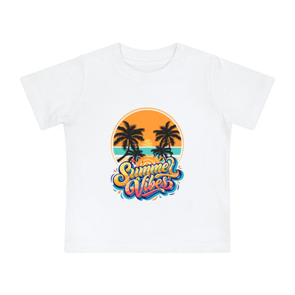 Baby T-Shirt — 'Summer Vibes' Palm Beach Graphic