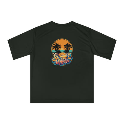 Summer Vibes Performance T-Shirt — Tropical Palm Beach Graphic