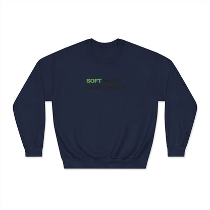 Soft Heart. Sharp Tongue. – Minimal Graphic Crewneck Sweatshirt