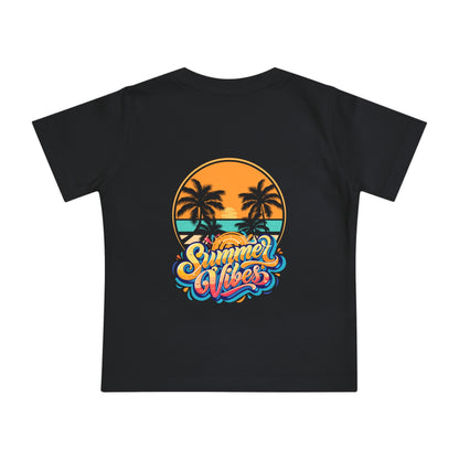 Baby T-Shirt — 'Summer Vibes' Palm Beach Graphic