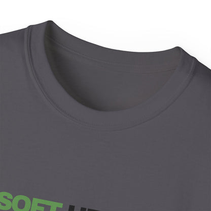 Soft Heart Sharp Tongue Tee — Graphic Cotton T‑Shirt