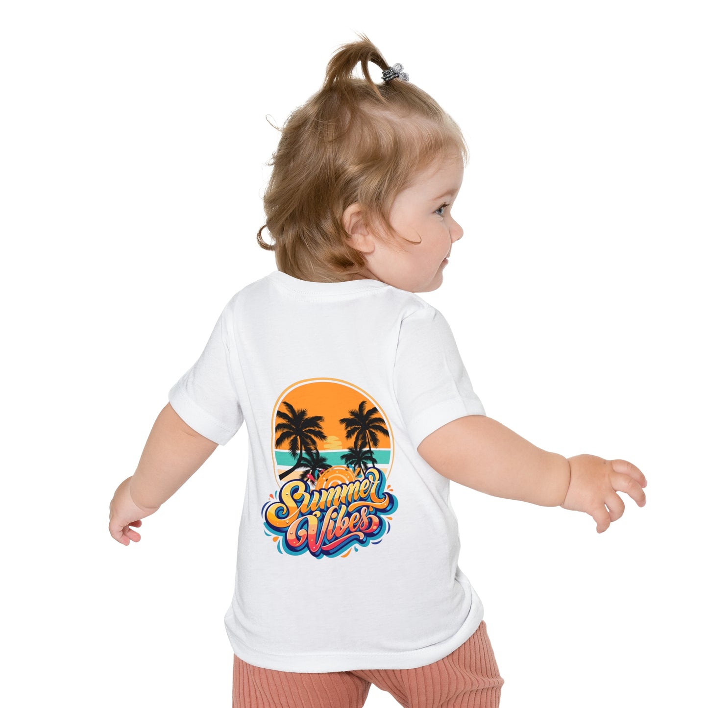 Baby T-Shirt — 'Summer Vibes' Palm Beach Graphic