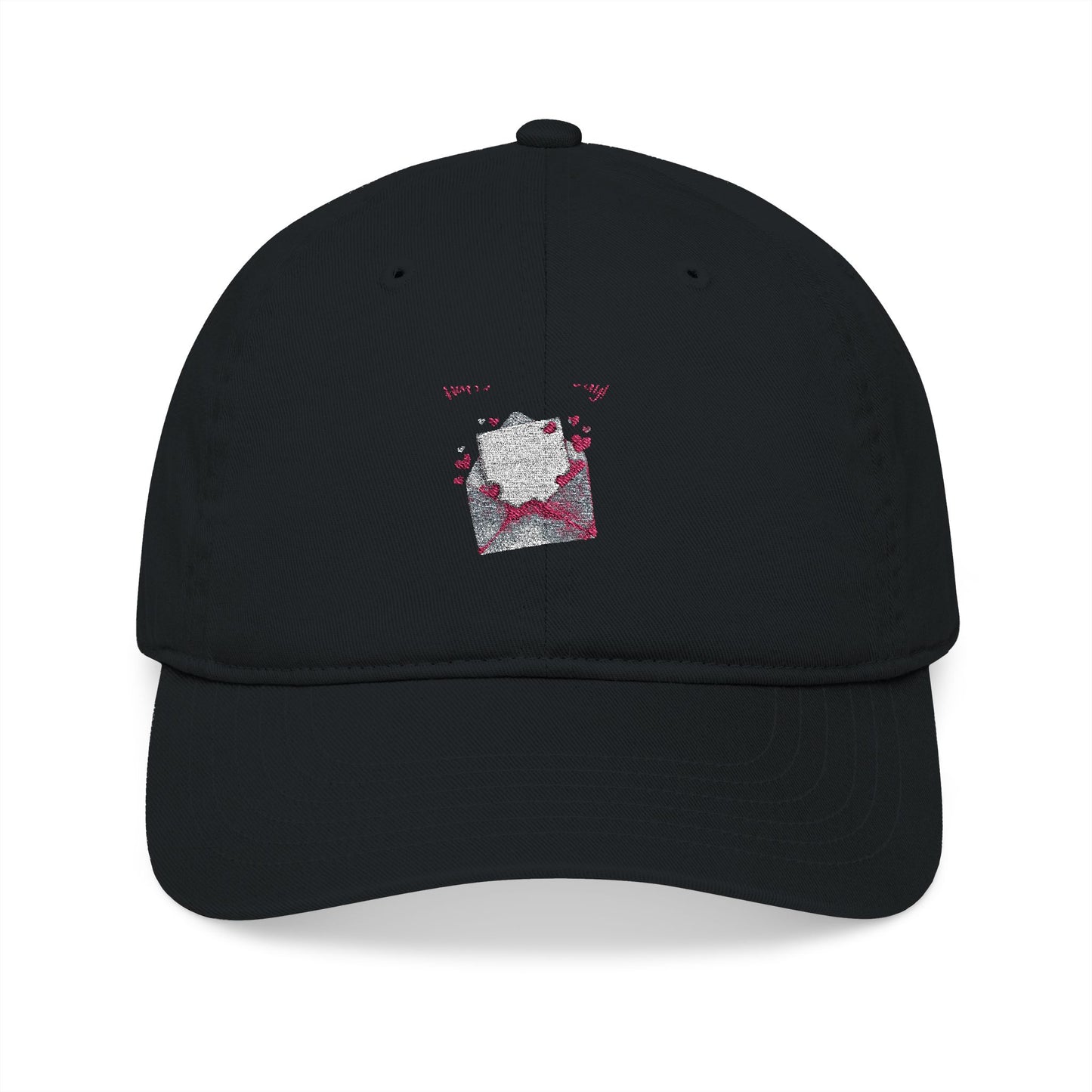 Embroidered Floral Square Baseball Cap