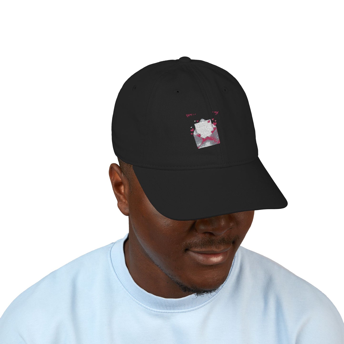 Embroidered Floral Square Baseball Cap