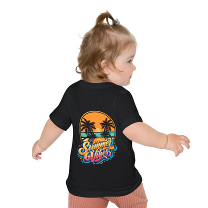 Baby T-Shirt — 'Summer Vibes' Palm Beach Graphic